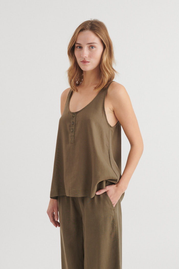 Basic Apparel Carina Tank Toppe 889 Sea turtle